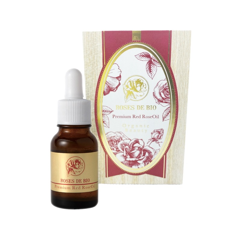 3000枚のダマスクローズが潤す奇跡の一滴 ROSES DE BIO プレミアム レッド ローズ オイル ［美白・ハリ・保湿・エイジングケア］