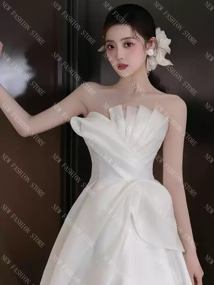 ウエディングドレス 白-46