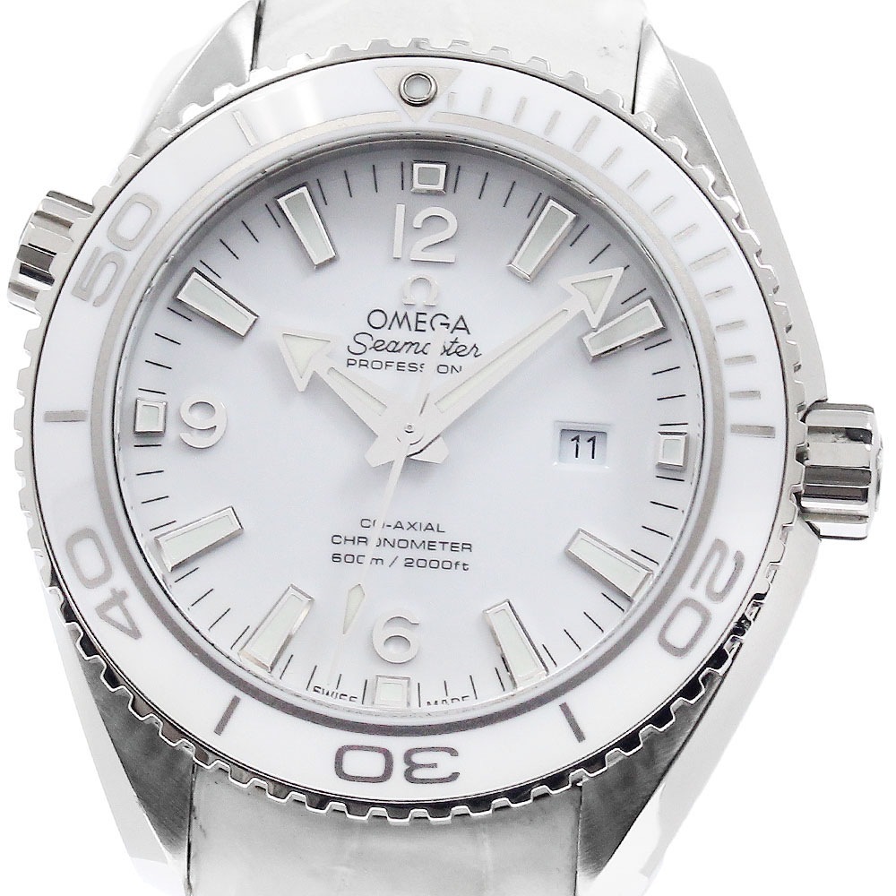 オメガ OMEGA 232.33.38.20.04.001 シーマスター プラネットオーシャン デイト 自動巻き レディース _943097【中古】