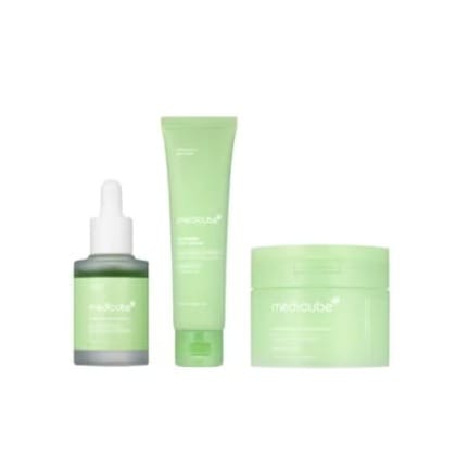 エキソソームシカ 3種セット (アンプル 30ml+クリーム 50ml+パッド 100枚) +カーミングマスクの贈呈