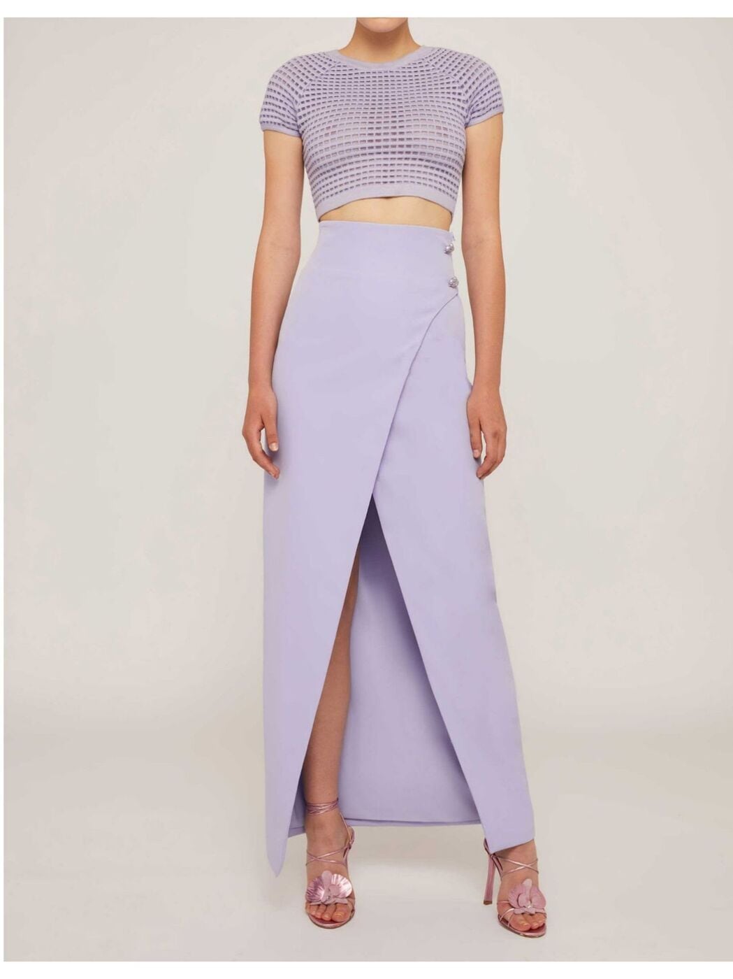 74AAE325N0115316 パープル 春夏2023 スカート レディース ia