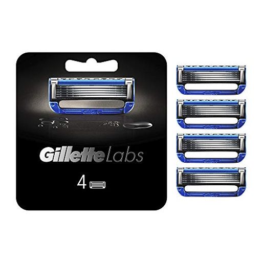 ジレット ラボ GILLETTE LABS ヒーテッドレーザー 髭剃り 替刃4個入 詰替え用 5,123円