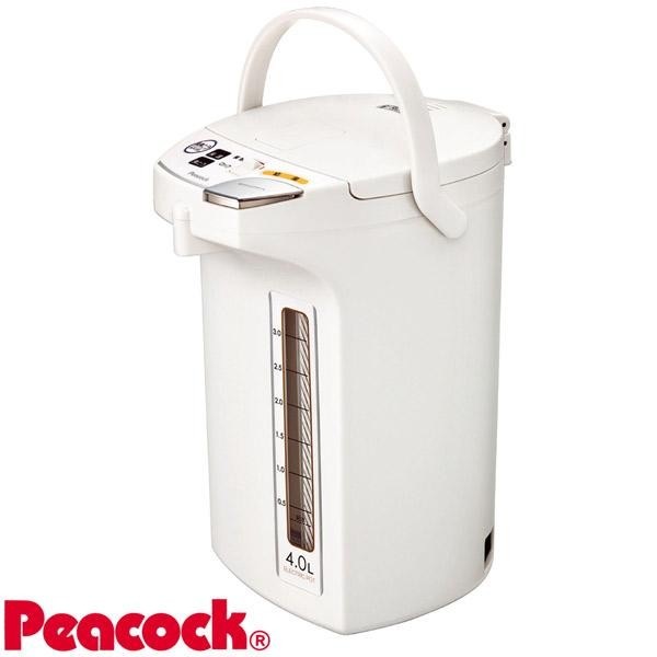 登場! Peacock　ピーコック魔法瓶　電動給湯ポット(4.0L)　WMJ-40　ホワイト(W) 電気ポット