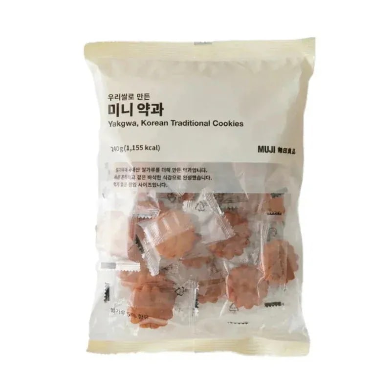 Qoo10] 無印良品 【韓国限定】 ミニ薬菓（ヤッカ）240g