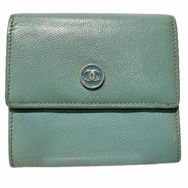 シャネル CHANEL ダブルフラップ 二つ折り財布 レディース 【中古】