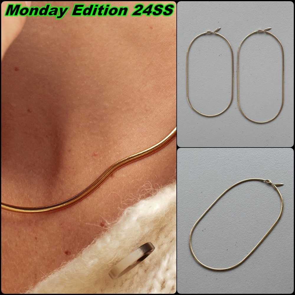 【Monday Edition】24SS GOLDEN CHAIN NECKLACE 2