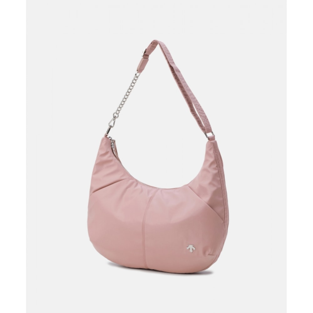 DESCENTE ウィメンズ ミディアム ホーボーバッグ ピンク SQ322UBG70