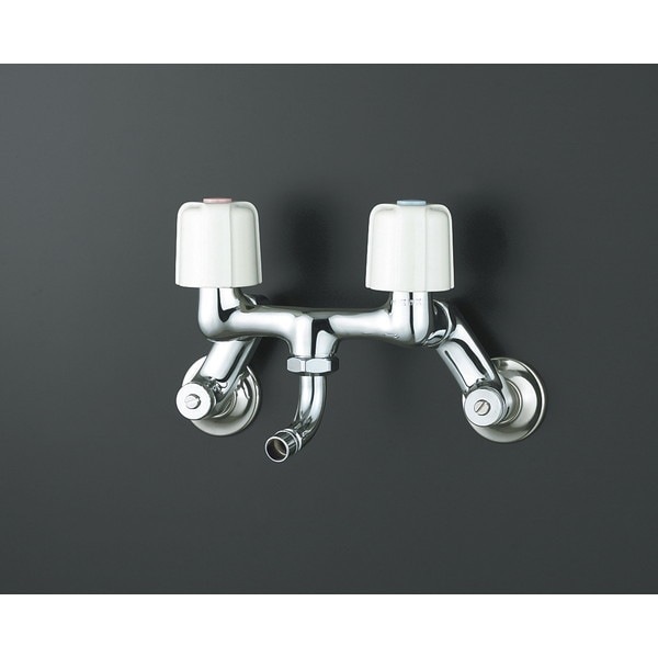 KM33N3WB 寒 2ハンドル混合栓 ワンタッチN付