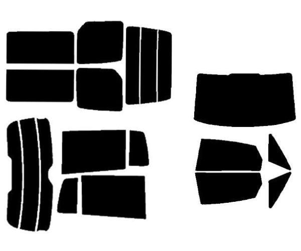 リア (b) ベンツ CLクラス 2ドア W216 カット済み カーフィルム 371 376 377 379 374 373 2ドア用 H18.11～