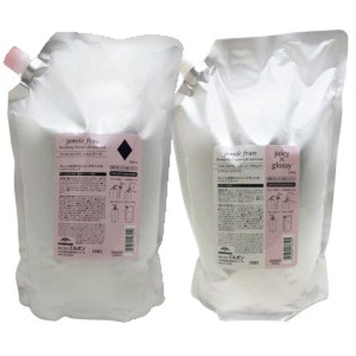ミルボン ジェミールフラン シャンプー ダイヤ D 2500ml + トリートメント ジューシーグロッシー 2500g 詰替・業務用セット
