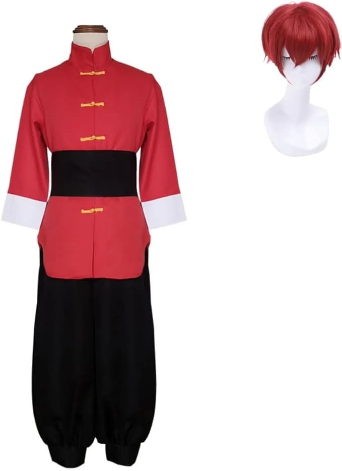 ウイッグ付 らんま1/2 早乙女乱馬 （さおとめ らんま）コスプレ衣装