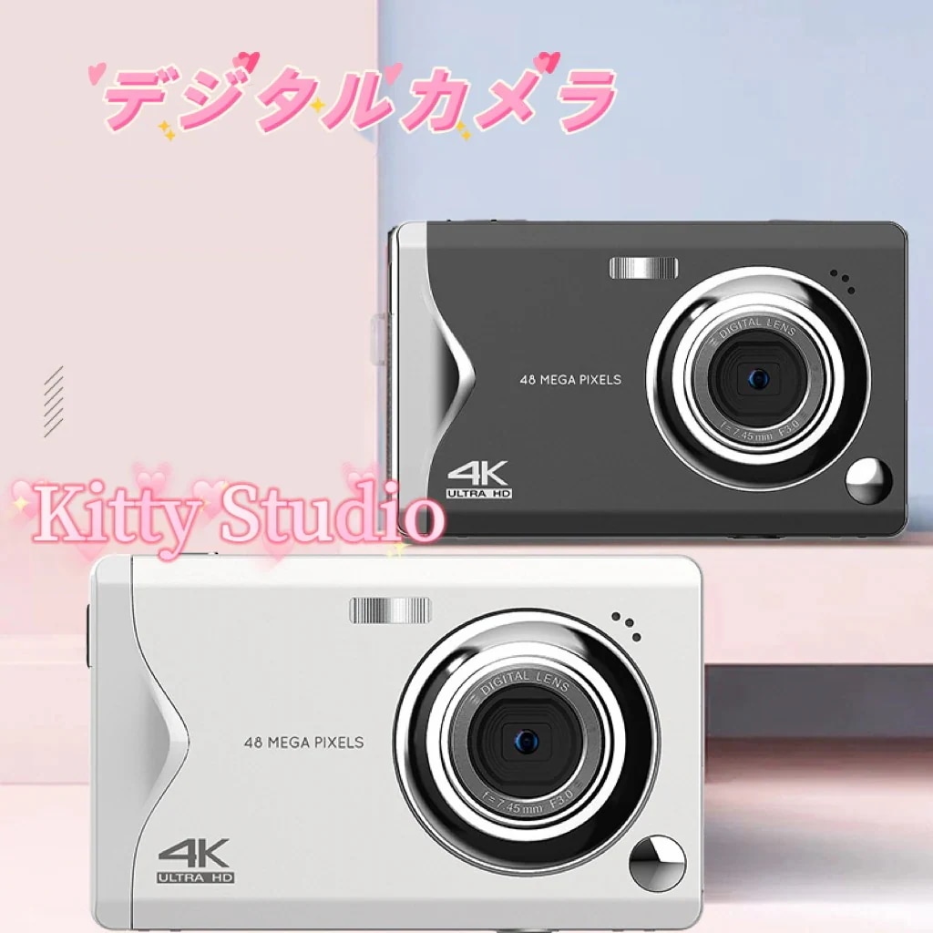デジタルカメラ ビデオカメラ DVビデオカメラ 4K 4800万画素 16倍デジタルズーム 3.0インチ 安い おすすめ 小型 軽量 カメラ AFオートフォーカス ポータブル