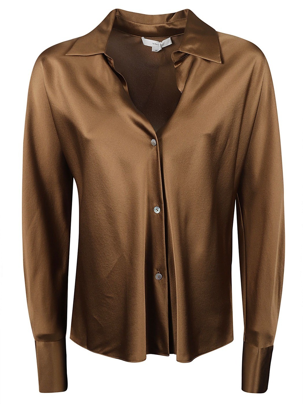 V055413024235ALM ブラウン 秋冬2024 シャツ レディース ia