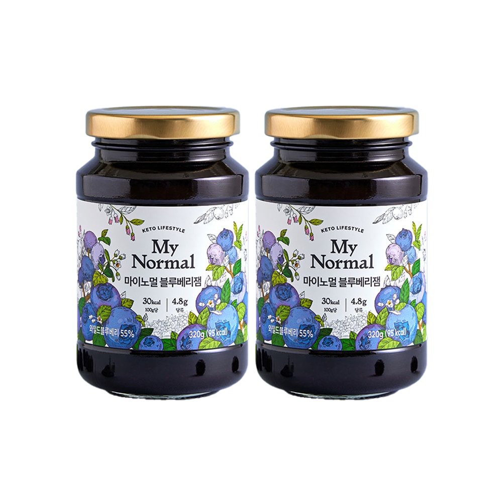 Blueberry Jam 320g X 2個 低糖 / 低カロリー