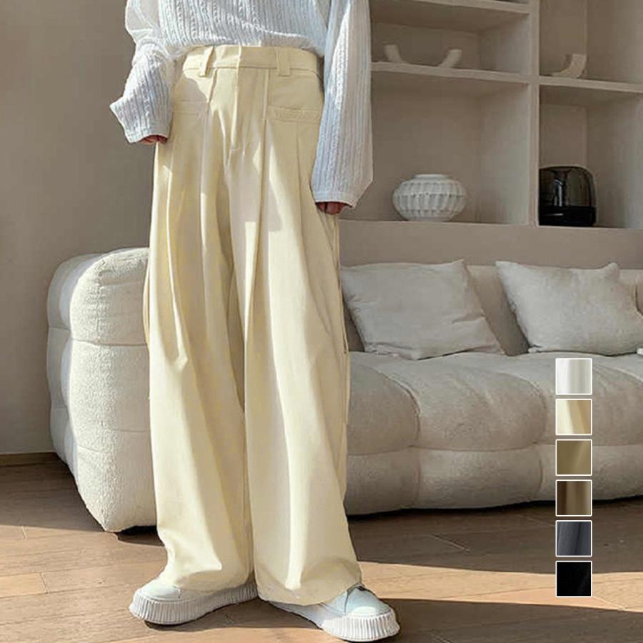 【急速出荷!】人気沸騰 大人気レディースパンツ ワイドパンツレディースハイウエスト韓国風