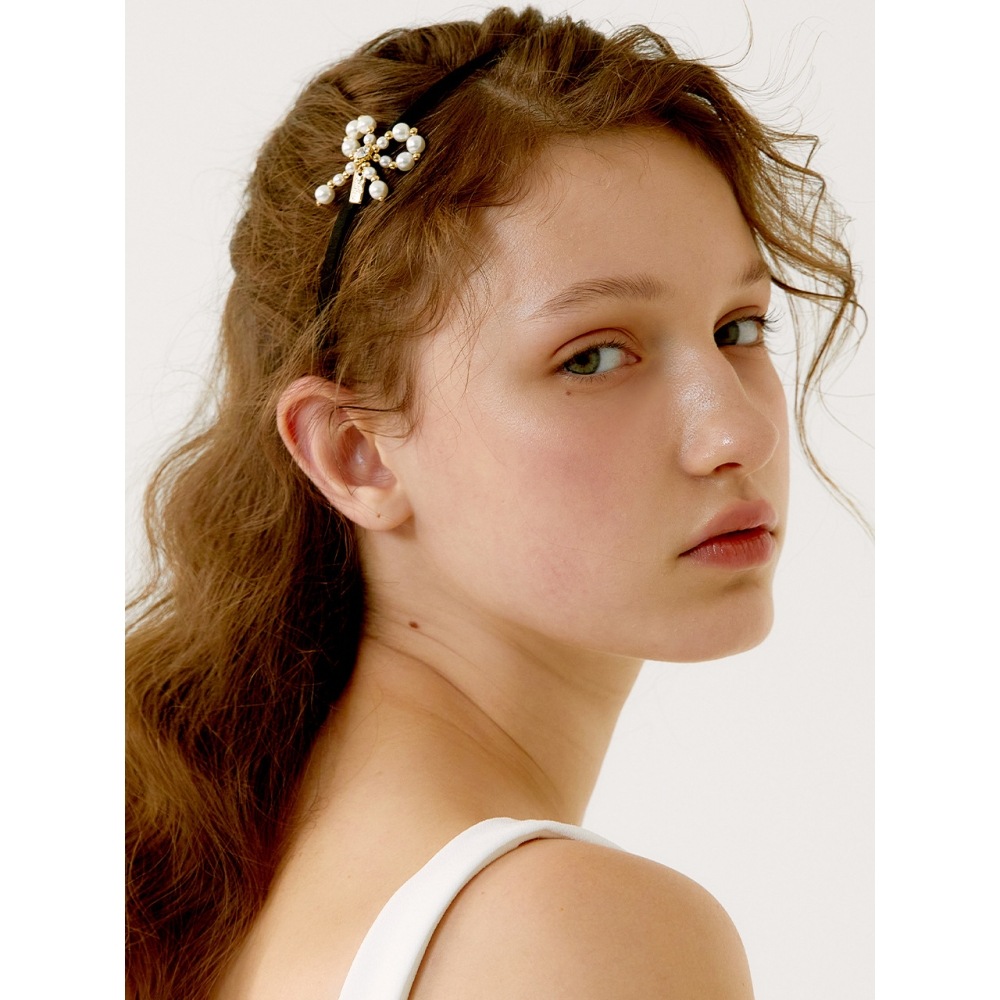 Jean Paul Clarisse リボンボールパールヘアバンド LFHB0749 12,710円
