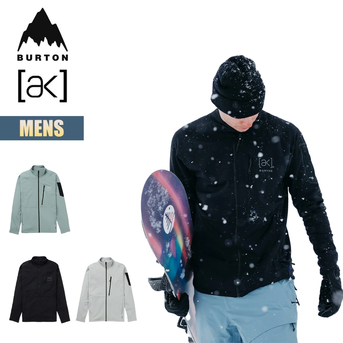 フリースジャケット メンズ 24-25 ベイカー ストレッチ フルジップ フリース Mens [ak] Baker Stretch Fleece Full-Zip レイヤリング セカンドレイヤーその他