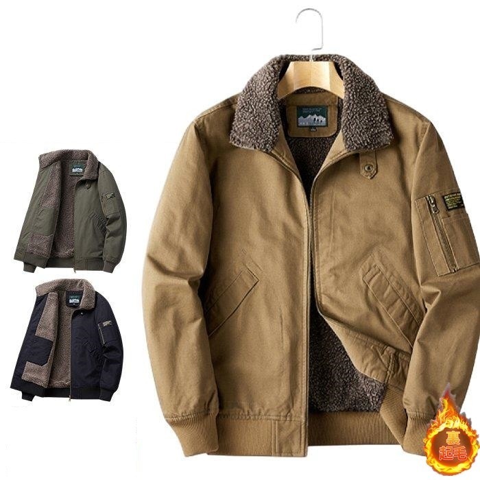 裏ボア ジャケット デッキジャケット メンズ アウター ミリタリージャケット 裏起毛 暖かい ボア