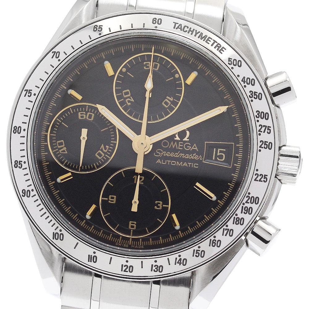 オメガ OMEGA 3513.54 スピードマスター デイト クロノグラフ 自動巻き メンズ _915091【中古】