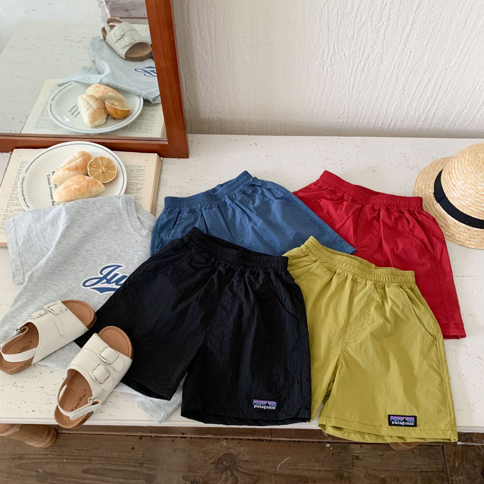 [パンツ]2025夏新作パンツ 子供用夏新作ショーツ2025夏モデル夏用速乾ショーツ女の子男の子ズボン