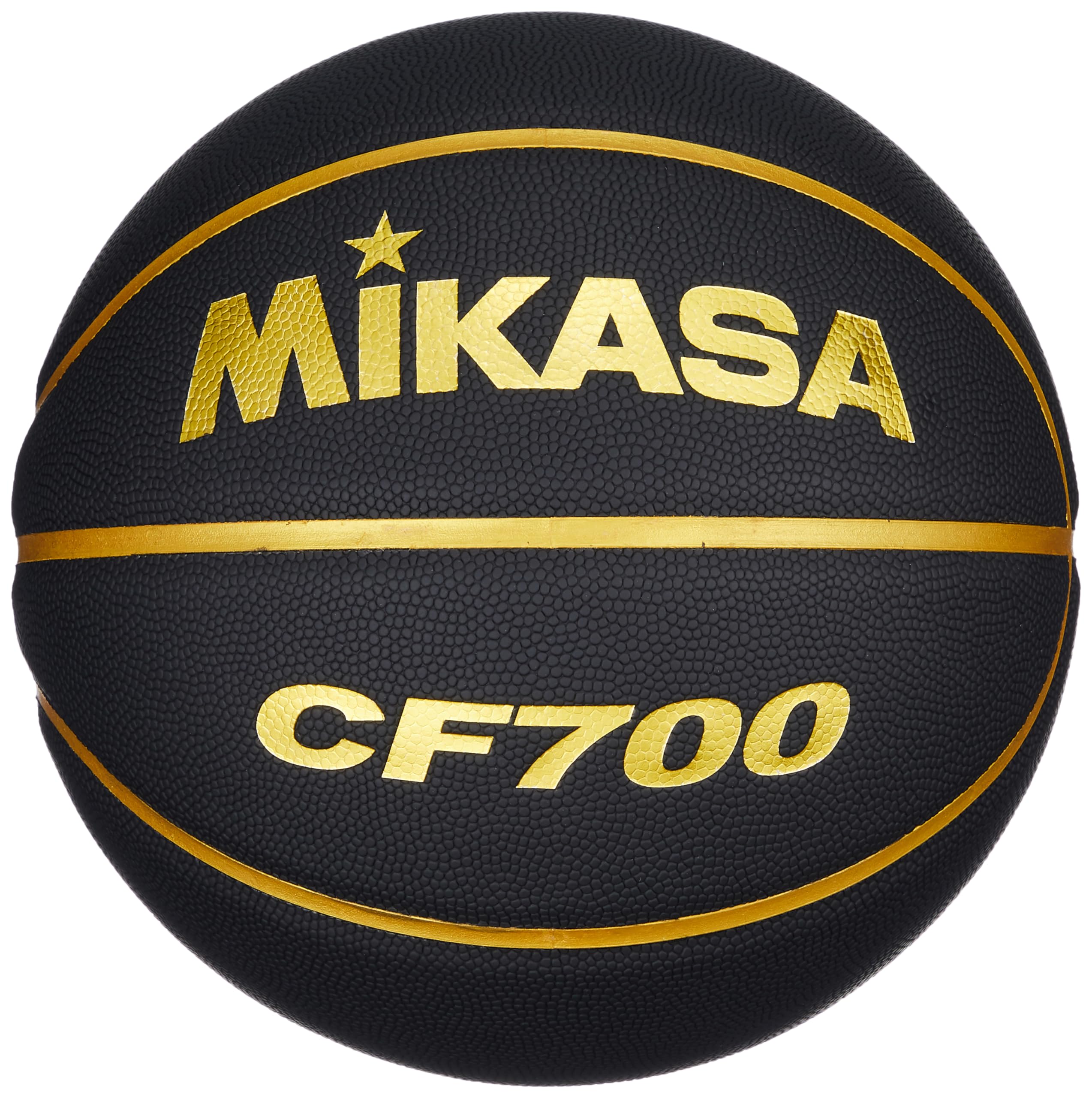 ミカサ(MIKASA)バスケットボール7号 人工皮革 ブラック/ゴールド CF700-BKGL 推奨内圧0.490~0.630(kgf/)