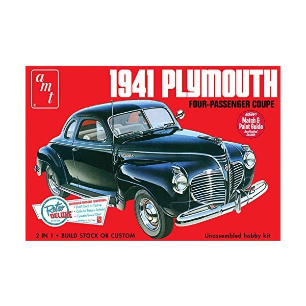 AMT 1:25 Scale 1941 Plymouth Coupe Model Kit 並行輸入品
