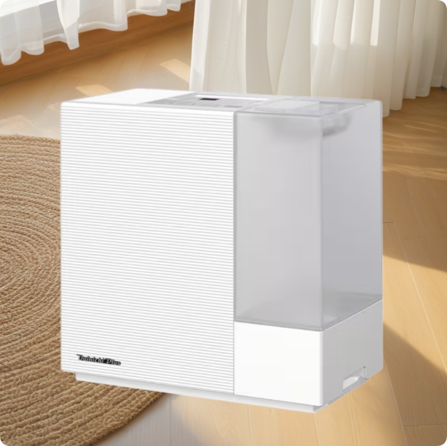 気化ハイブリッド式加湿器 木造和室12畳/プレハブ洋室19畳 700ml/h タンク6.3L サンドホワイト HD-RXT725-W