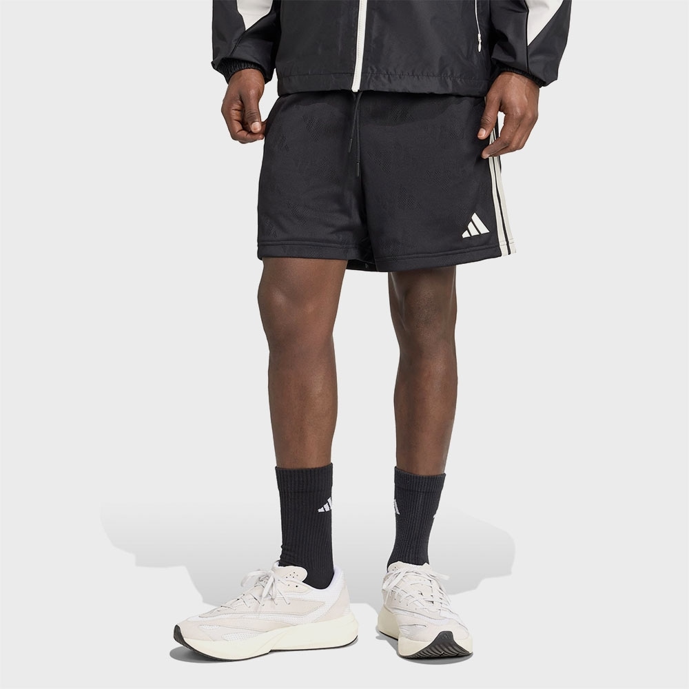 アディダススタジアムジャカードショーツ-ブラック/JN1832