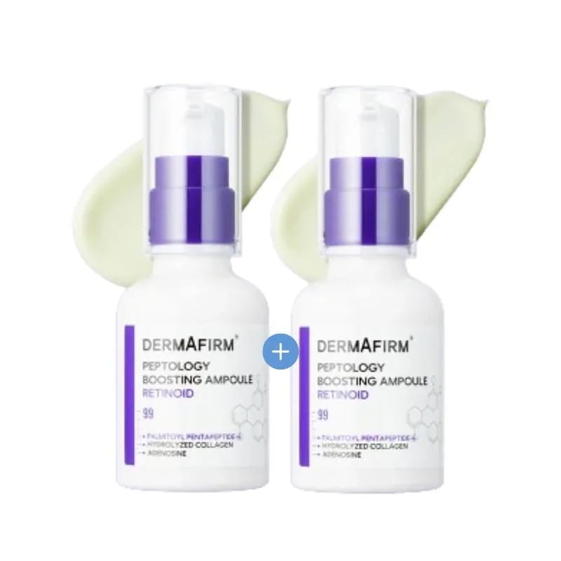 (+ヒュニンカイミラーキーリング贈呈)(1+1)ペプトオロジーブースティングアンプルレチノイド30ml+30ml #毛穴改善アンプル