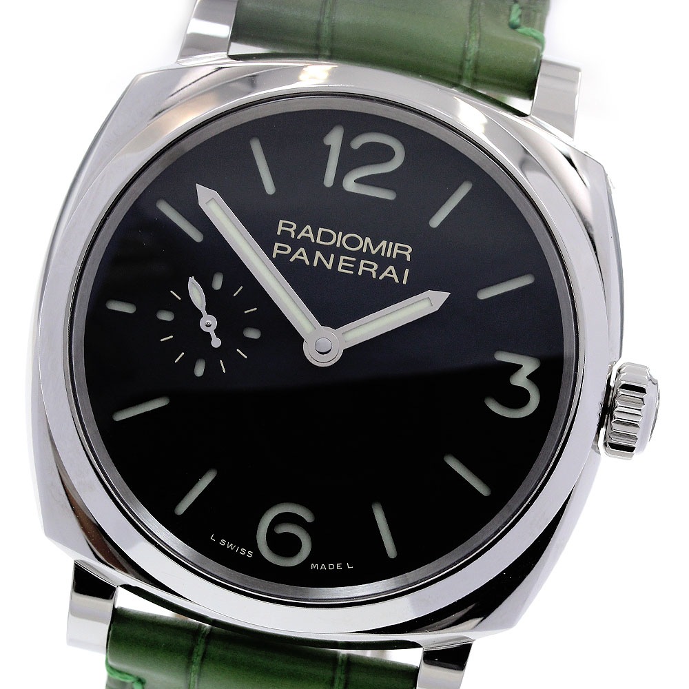 パネライ PANERAI PAM00574 ラジオミール 1940 3デイズ アッチャイオ 手巻き メンズ 美品 _842365【中古】