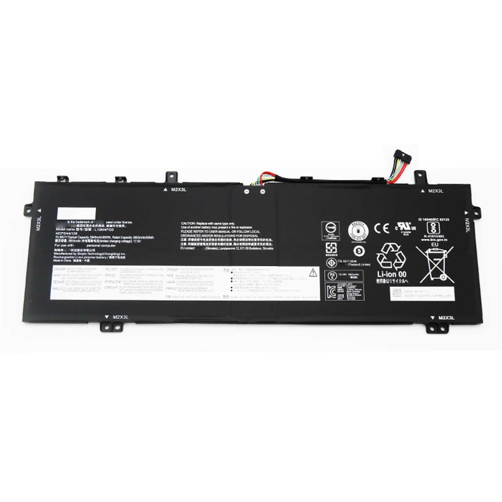 L19M4PG0 電池・Lenovo/ThinkPadノートパソコン互換 LEGION Y9000X L19C4PG0 L19M4PG0 60Wh/3949mAh 交換用のバッテリー dc909-A1