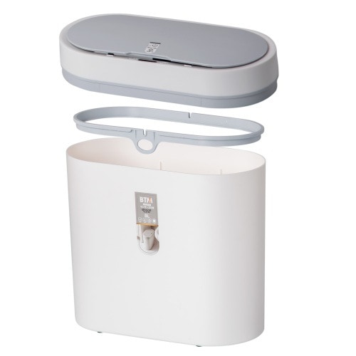 センサー式ゴミ箱 8L 自動ゴミ箱 8Lゴミ袋対応 ふた付き ダストボックス ホワイト da