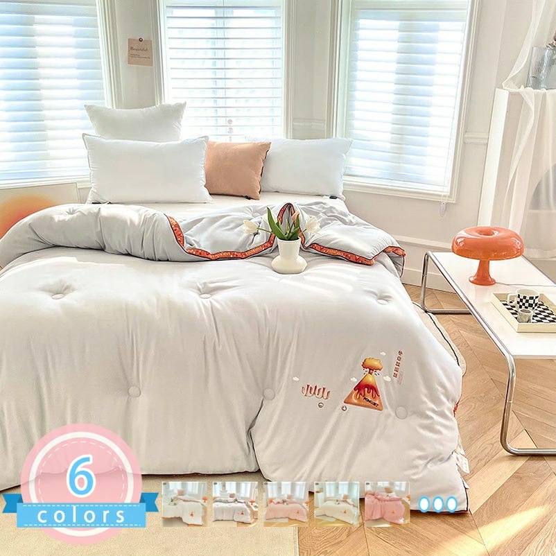 掛け布団 シングル 冬用 洗える 中綿 暖かい 秋冬 寒い季節にピッタリ かわいい 中綿入り掛け布団 キルト キルティング加工 心地が良い かけふとん 掛けぶとん 柔らかい 来客用布団 新生活応援 一