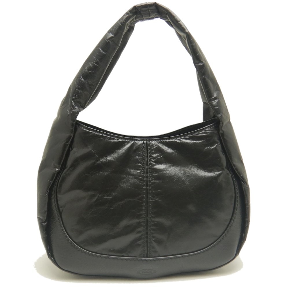 ワンショルダー ショルダーバッグ レザー ブラック/252994【中古】