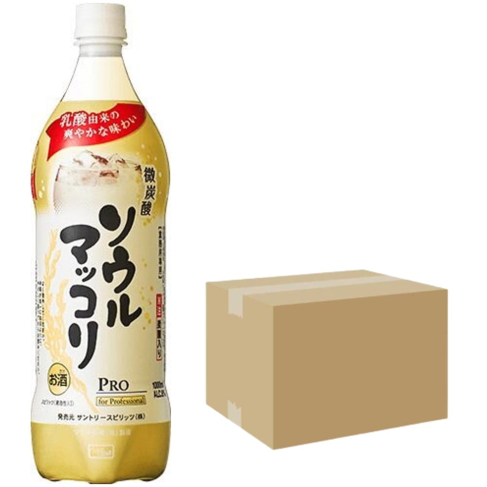 ソウルマッコリ 1L 1000ml1BOX-12本　　マッコリ 韓国のお酒 どぶろく にっごり マッカリ　韓国マッコリ 伝統酒 農酒 家醸酒 ドンドンジュ 濁酒 滓酒 韓国 食