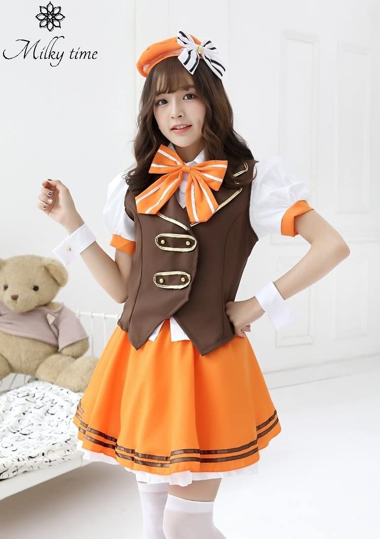 ウィッグ付き ご注文はうさぎですか風 喫茶店 cafe カフェ ウェイター コスプレ