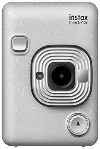 富士フイルム(FUJIFILM) チェキ インスタントカメラ/スマホプリンター instax mini LiPlay ストーンホワイト INS MINI HM1 STONE WHITE