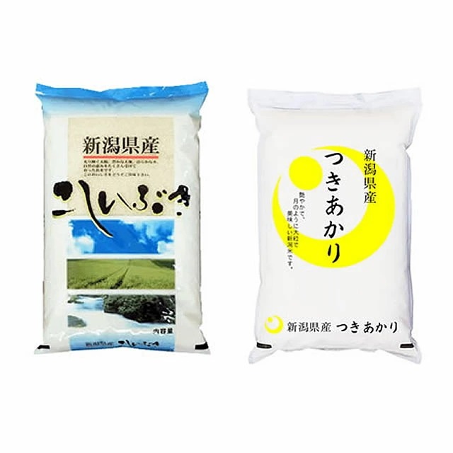 令和7年産 新潟米 お手頃セット こしいぶき つきあかり 5kg 2種