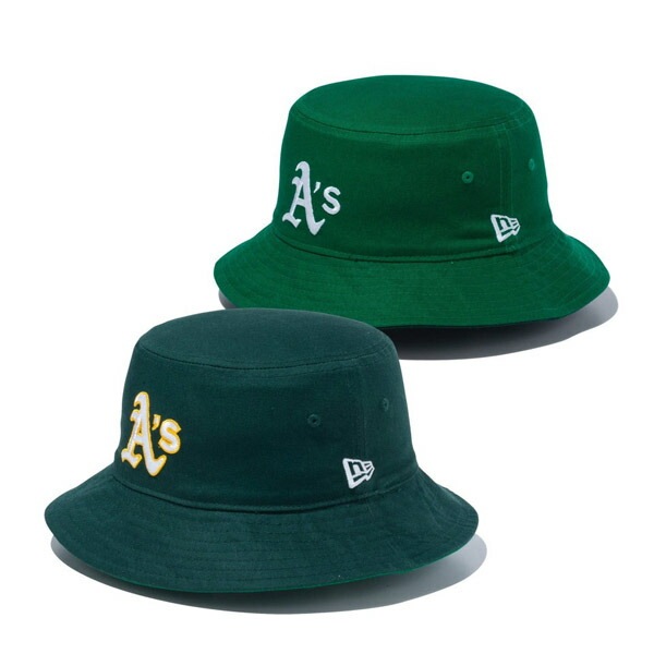NEWERA ニューエラ バケット01 リバーシブル MLB Reversible Hat オークランドアスレチックス ダークグリーン/ケリーグリーン　メンズ 男性 レディース 女性 帽子 ハット
