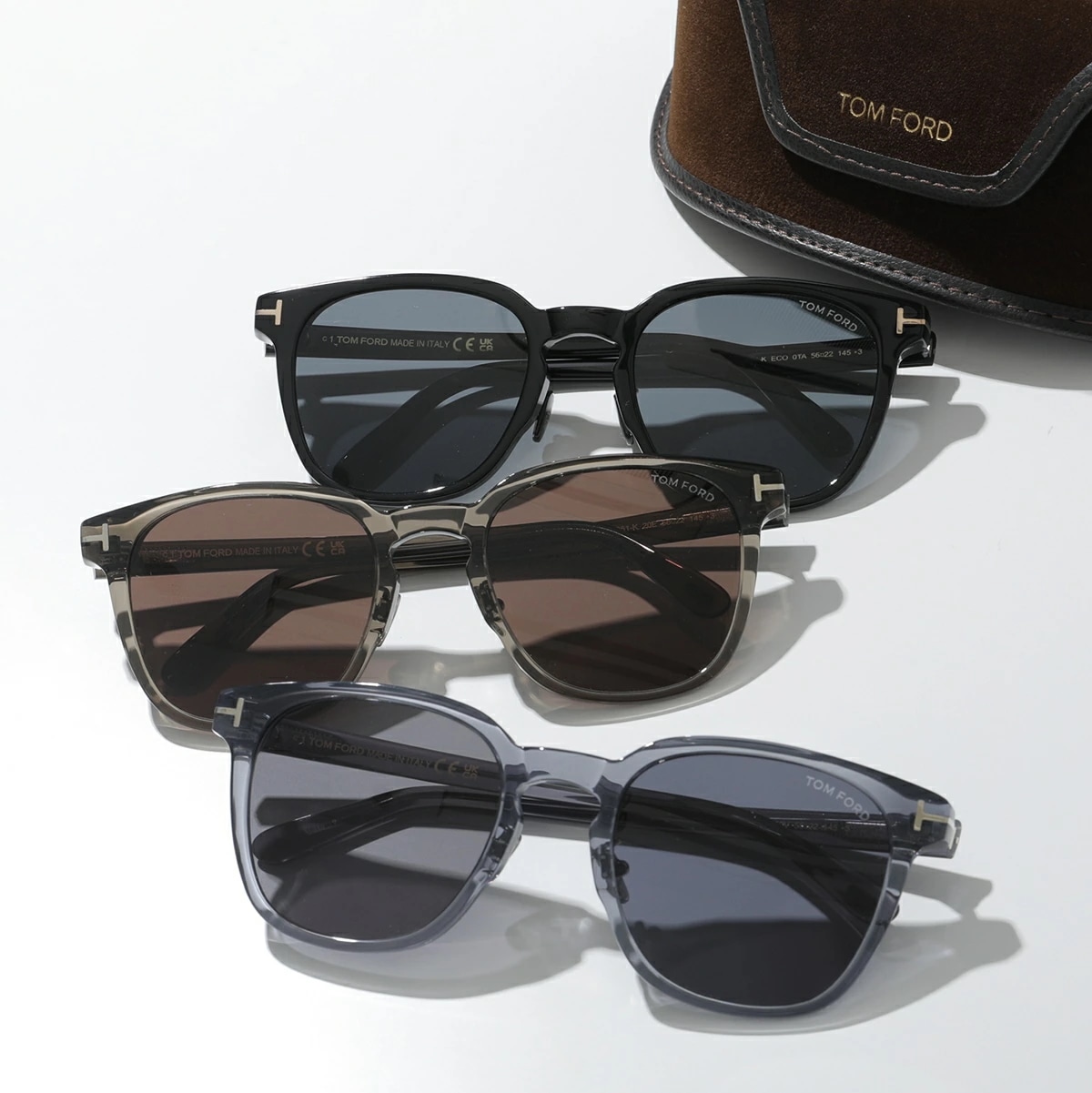 TOM FORD トムフォード サングラス TF1051-K FT1051-K メンズ ウェリントン型 アジアンフィット アイウェア カラーレンズ Tロゴ カラー3色
