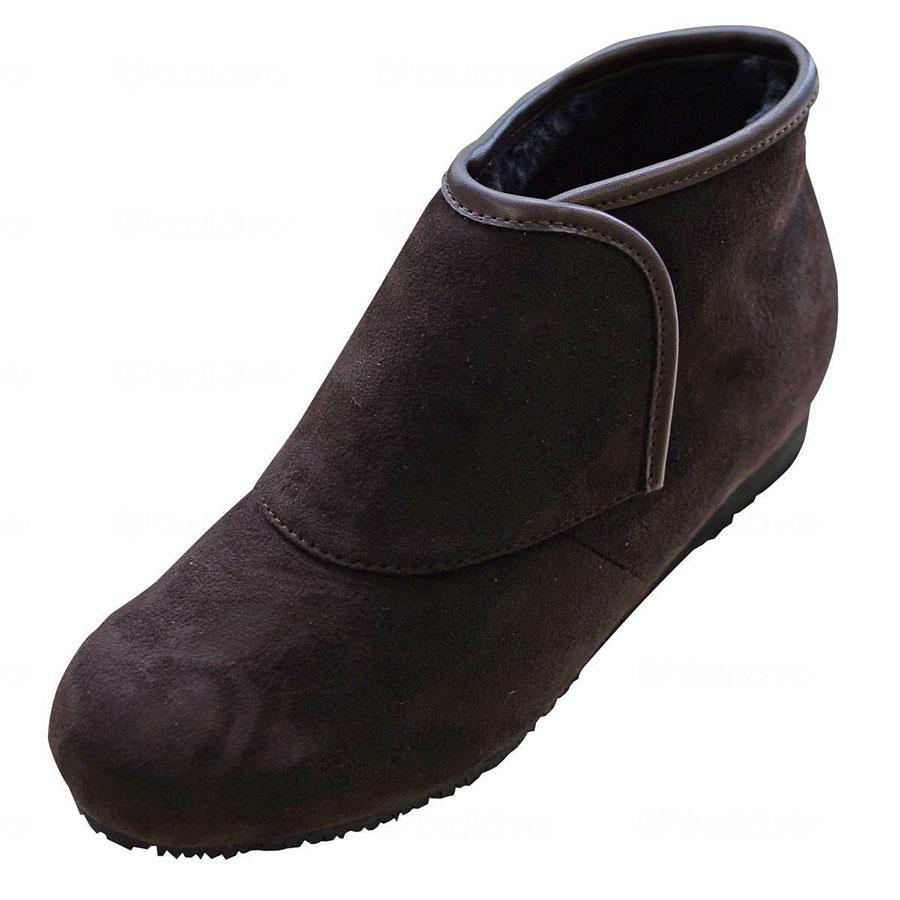 防寒ブーツ リシェス 防滑ソール　婦人用/ブラウン/L