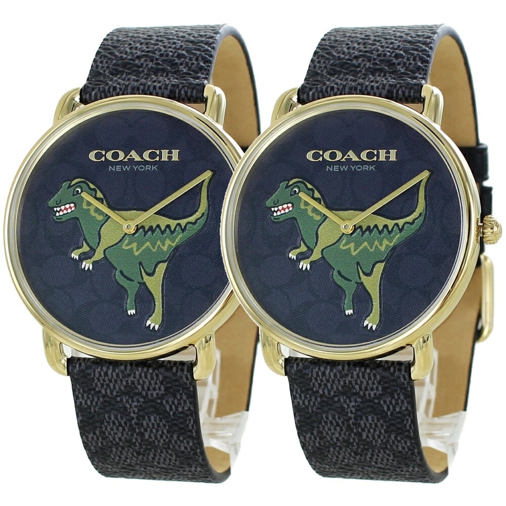 コーチ ペアウォッチ ペア腕時計 おそろい お揃い 革ベルト レキシー 恐竜 誕生日プレゼント カップル 両親 夫婦 結婚記念日 結婚祝い 友達 兄弟 姉妹 サプライズ ペアギフト クリスマス プレゼ