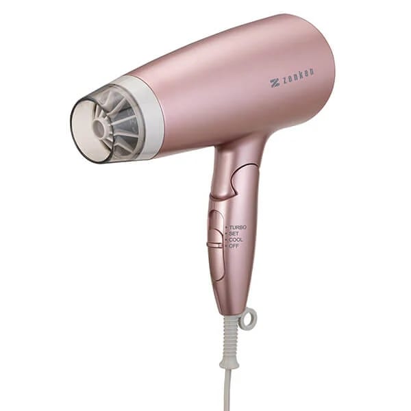 ゼンケン 電磁波低減ヘアケアドライヤーピンク ZD-750P
