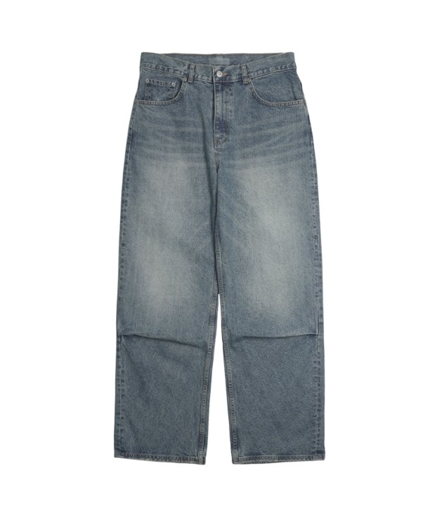 【SANSANGEAR】 25FW WASHING DENIM PANTS : BLUE