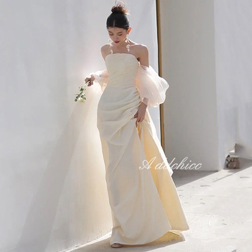 ウェディングドレス マーメイドドレス ロングドレス パーティードレス 花嫁ドレス オフショルダー 肩出し イブニングドレス 二次会 謝恩会 結婚式 花嫁 ブライダル 演奏会 披露宴 コンサート 大きい