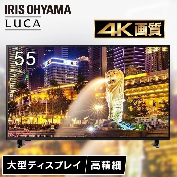 【設置サービス対象】大型ディスプレイ 55型 4K 高精細 ハーフグレア 反射を低減 壁掛け オフィス 会議 学校 授業 55v型 大型モニター 液晶ディスプレイ (HS）