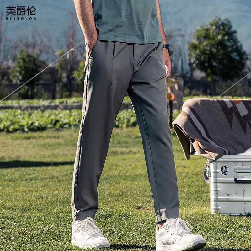 メンズ パンツ ボトムス ズボン ロング スウェット スリム カジュアル 普段使い アウトドア スポーツ ワーク 外出 メンズ 夏