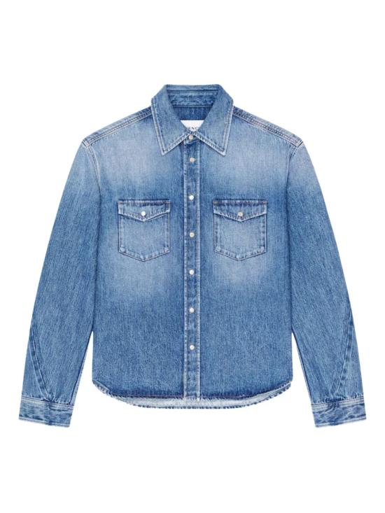 GIVENCHY Men Shirts BM616V5YD3 420 Blue