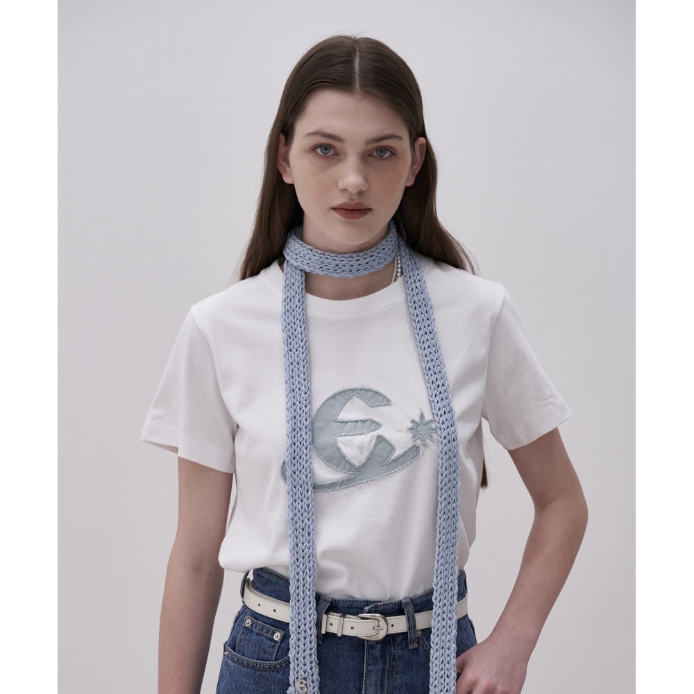 ELLIOTI エッセンシャル ロゴ Ts_ホワイト