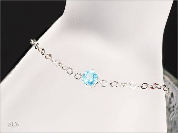 一粒 天然 ピンクトルマリン ブレスレット 約0.75ct SC-6 プレゼント 最高 4,920円